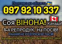 Новий Канадський сорт сої WINONA[SB311-101] 1-А репродук Не розтріскує