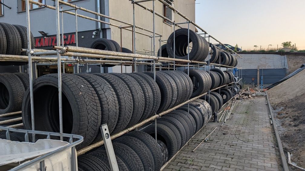 Regały na opony modularne skręcane