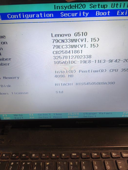 Материнська плата Lenovo g510 повністю робоча