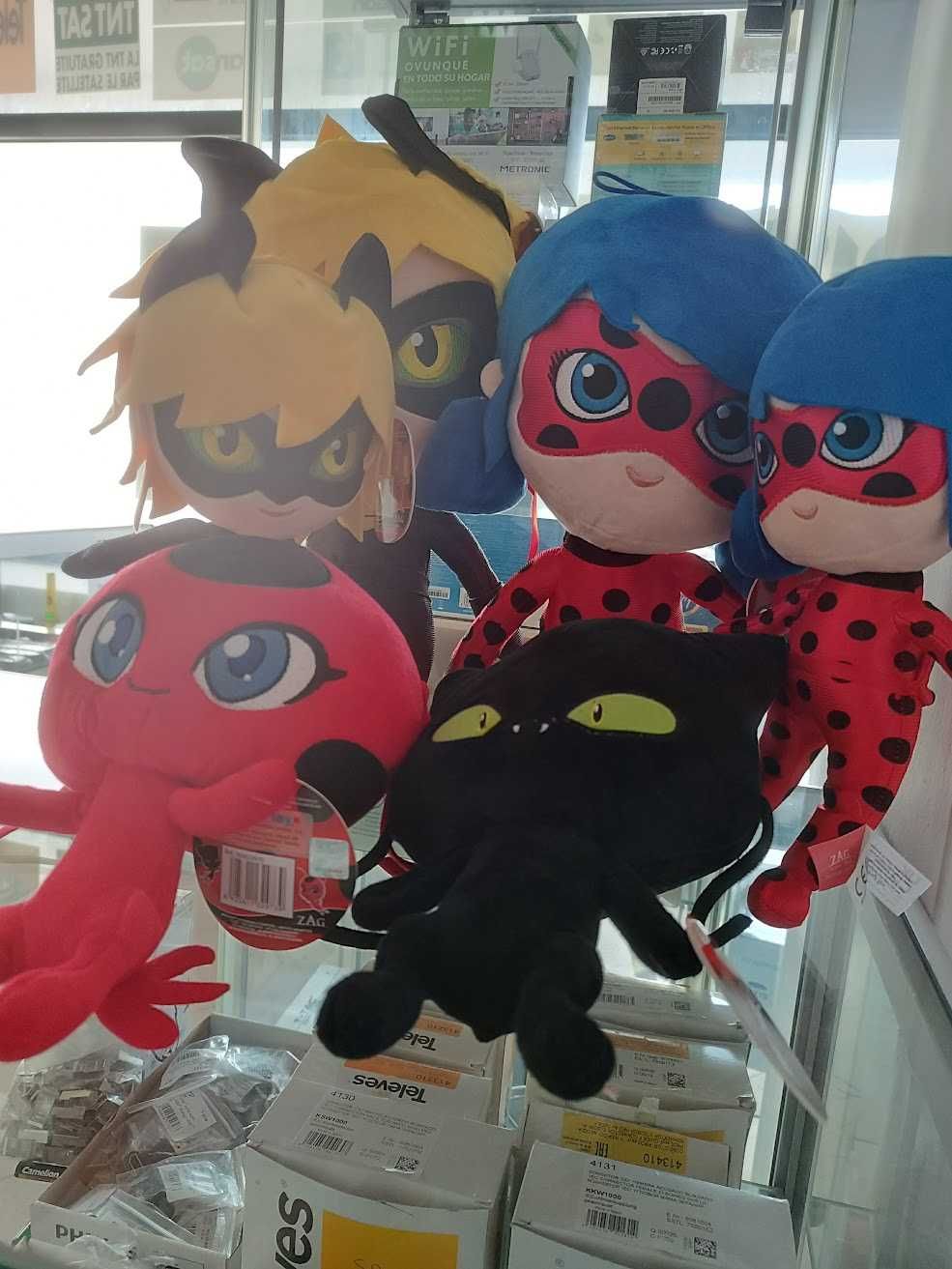 Peluches Miraculous Ladybug 30 e 45cm