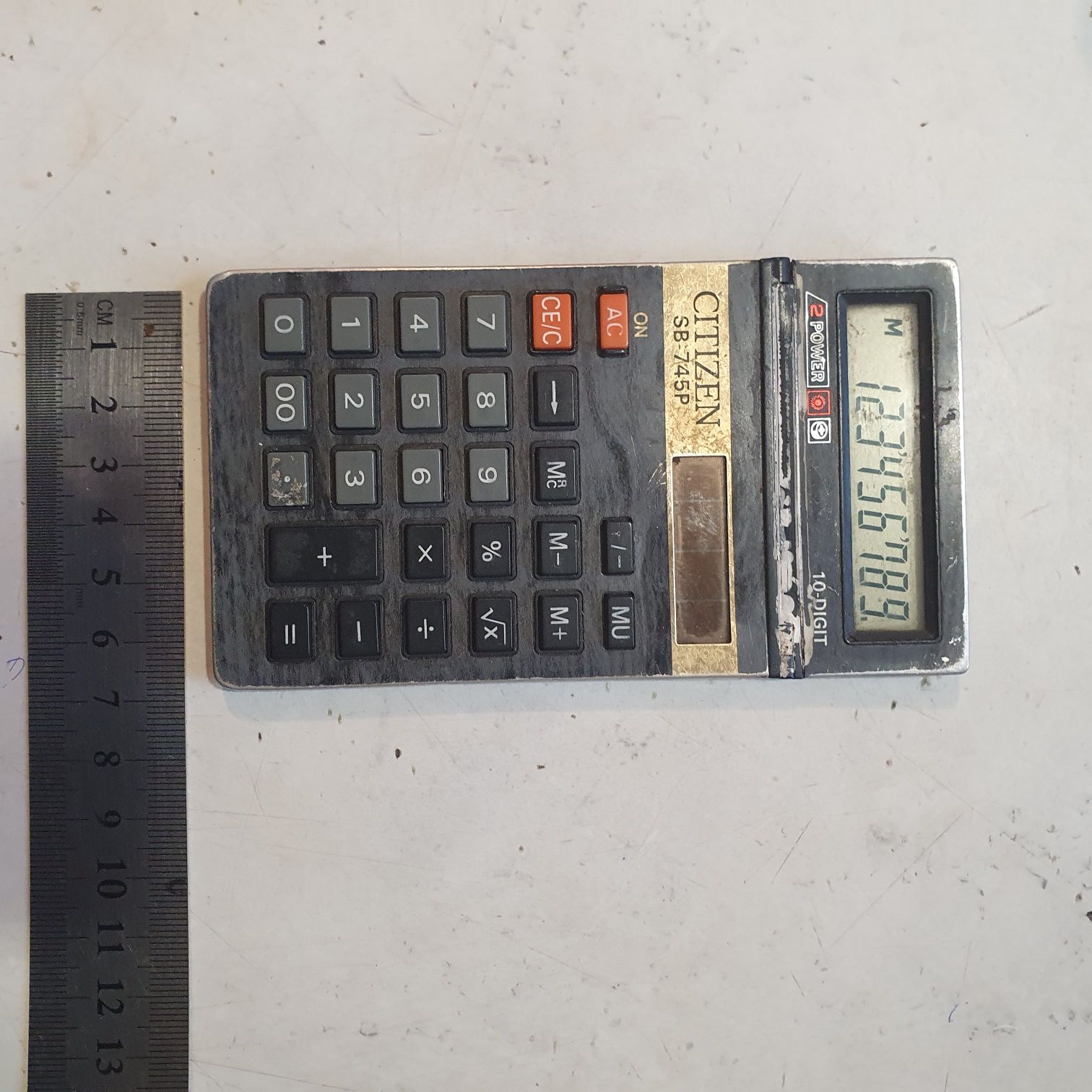 Калькулятор CITIZEN BG-745P Япония