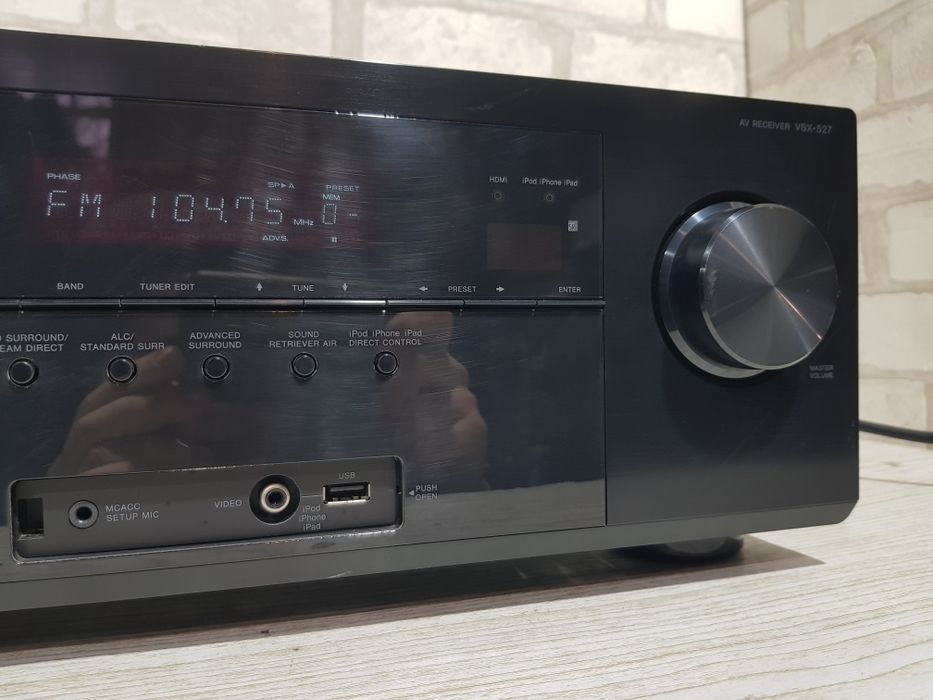 5.1 AV ресивер PIONEER VSX-527 *5x130 Вт, HDMI, USB, 4K+2