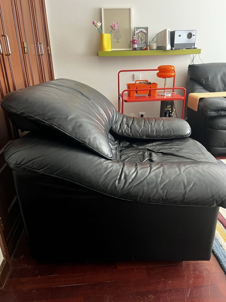 Sofa 1 lugar preto