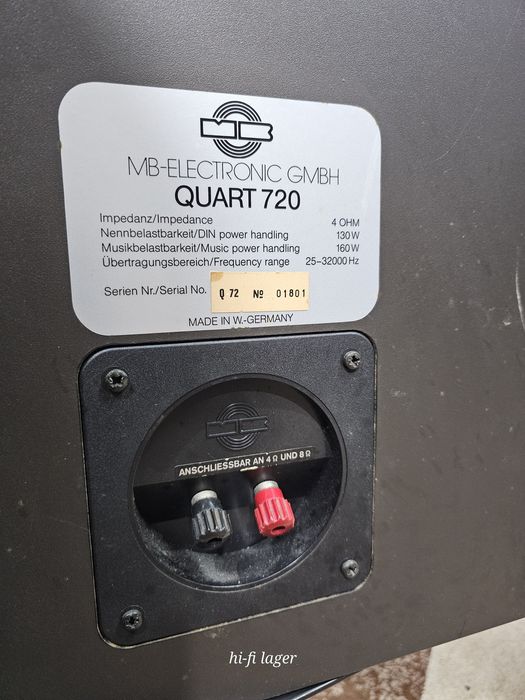 Mb quart 720 шикарная классическая акустическая система НЧ 30 см