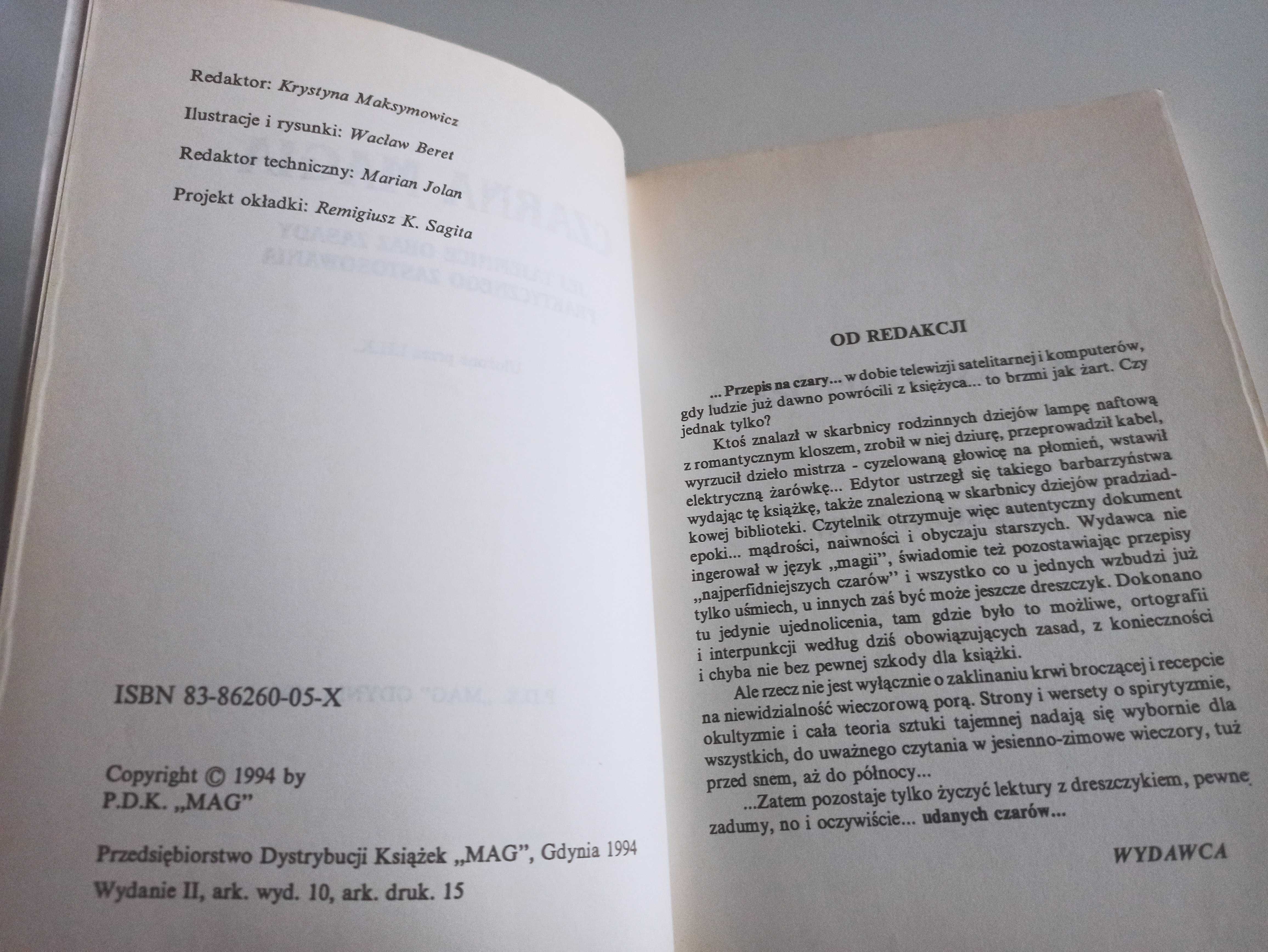 Czarna magia Jej tajemnice oraz zasady praktycznego zastosowania 1994