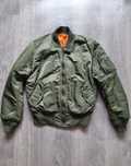 Alpha Industries MA-1 dwustronna kurtka flyers flek pilotka