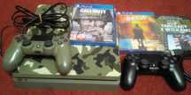 Konsola PS4 1TB edycja limitowana Moro Call of Duty WW2 Pady Gry Kable