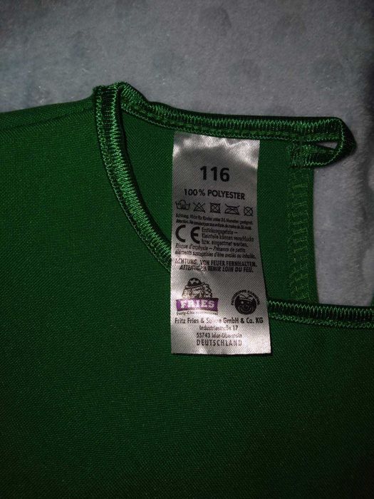 Костюм новорічний дитячий (скелет/ельф) з Німеччини