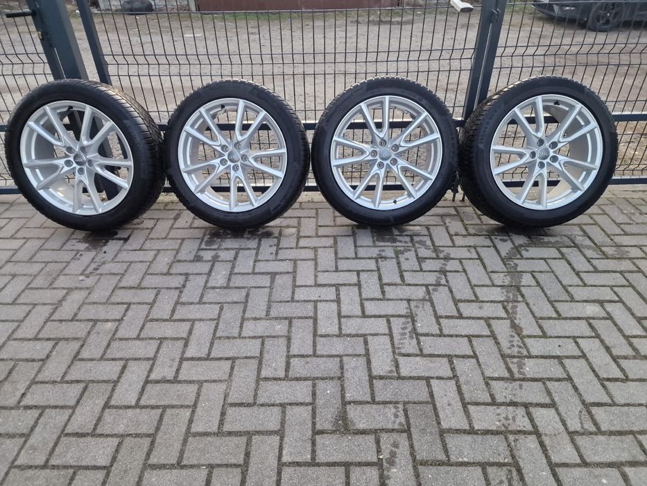 Felgi Audi Q5 8.0Jx20 ET39 + opony zimowe Continental 255/45/20