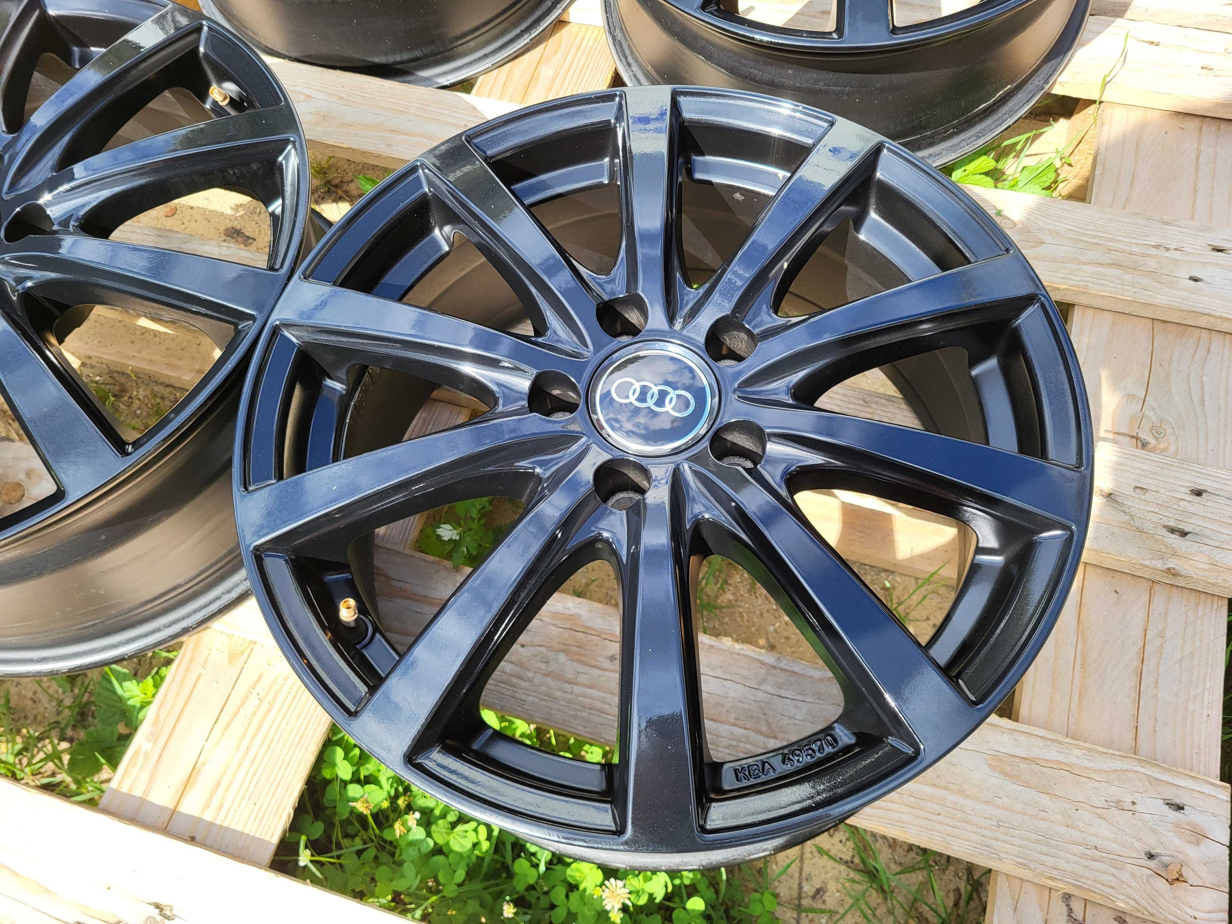 [1137] Felgi aluminiowe 17 Cali 5x112 7J ET40 Audi A3 A4 BLACK Edition