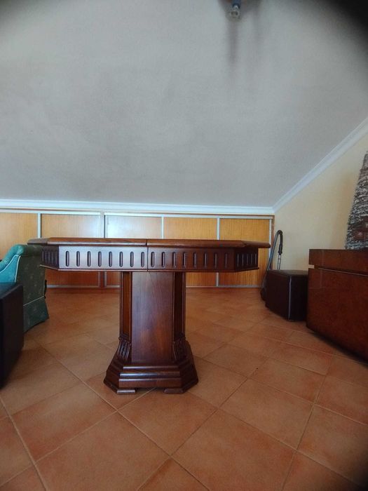 Mesa madeira maciça - MOGNO (extensível)