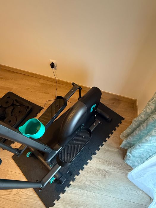 Bicicleta Elíptica de Cardio  Essential 120/ KiT de Halteres 20KG