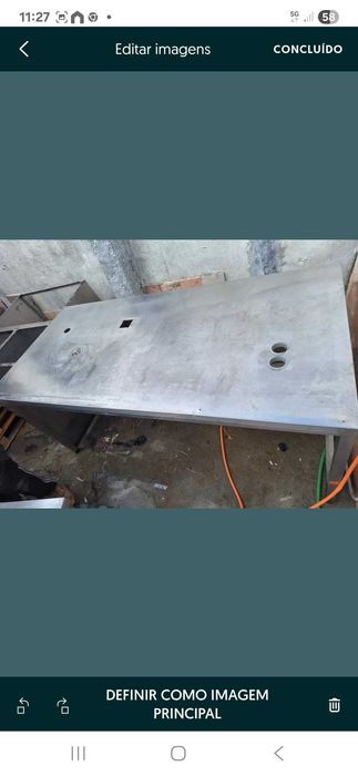 Bancadas em inox varias medidas