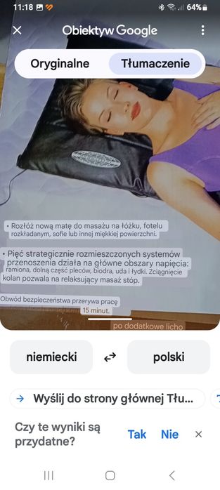 Mata do masażu De Luxe