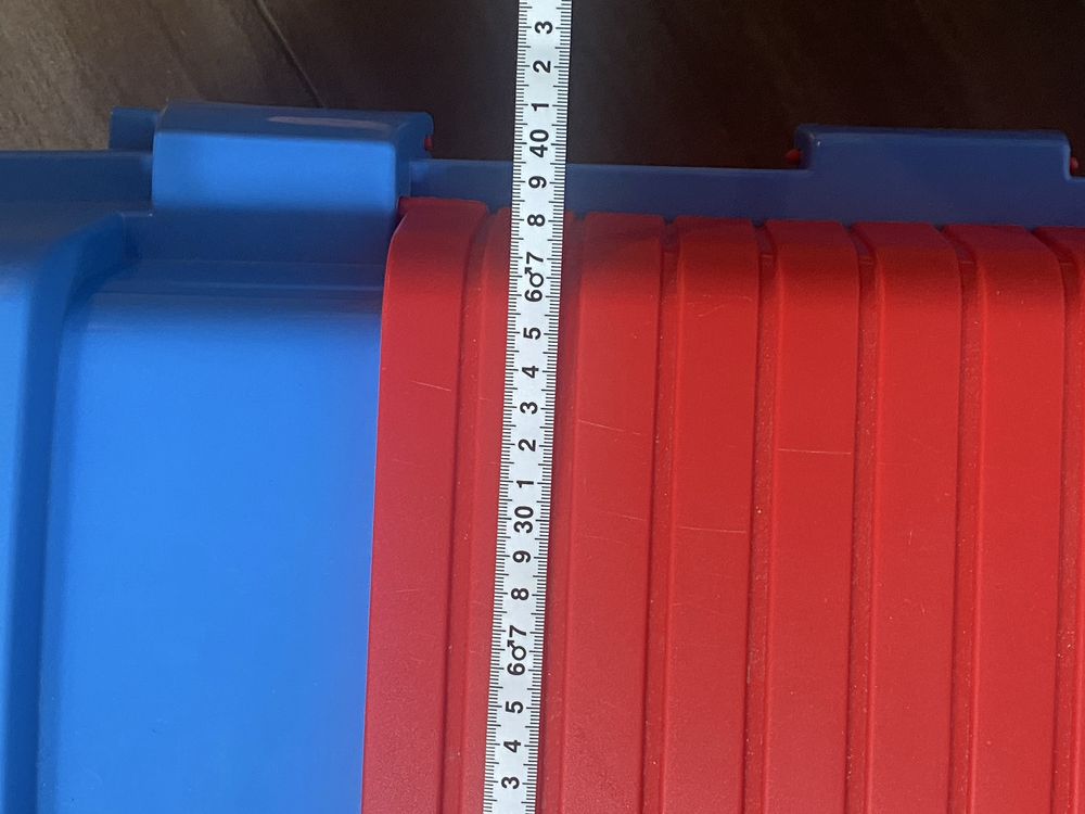 Pudełko na zabawki box organizer skrzynia plastikowa sorter