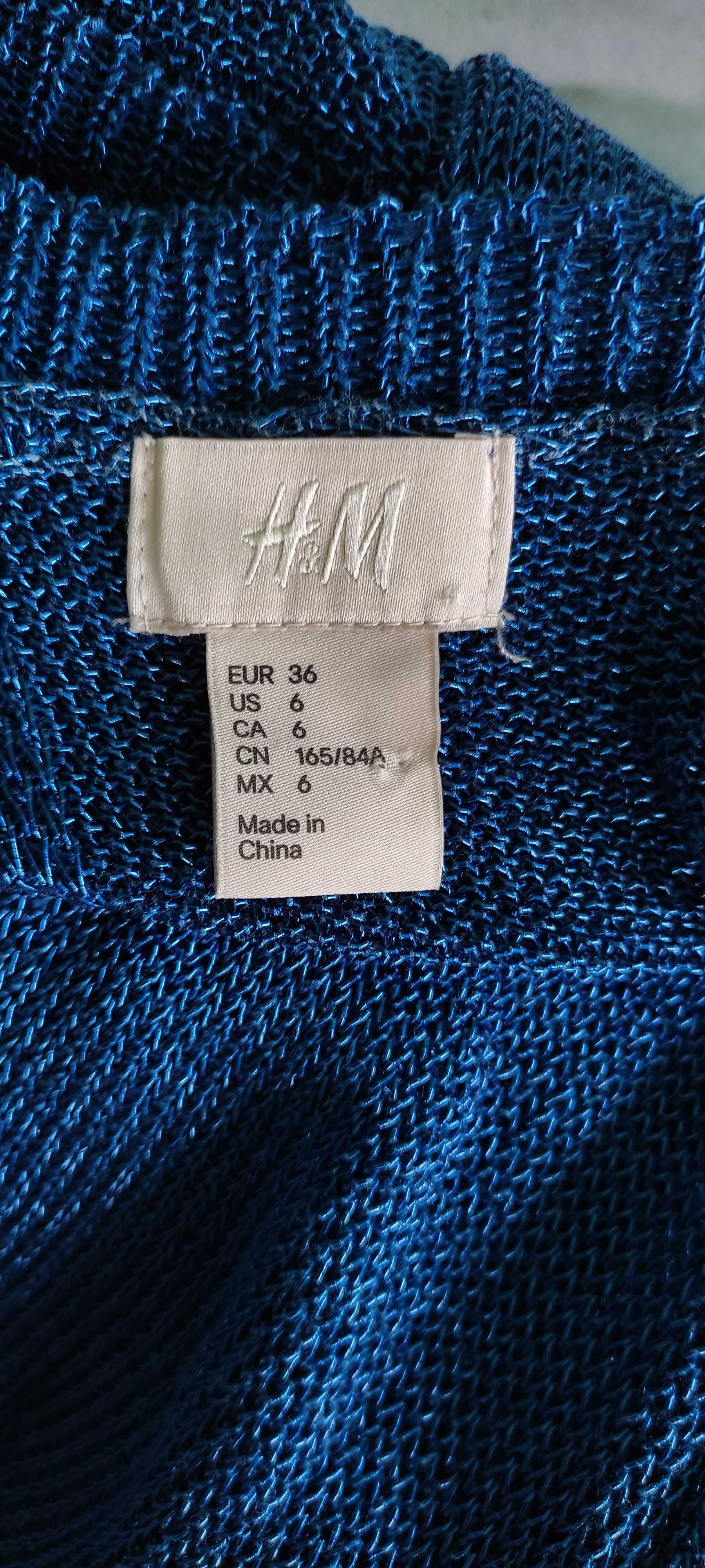 Niebieska bluzka H&M