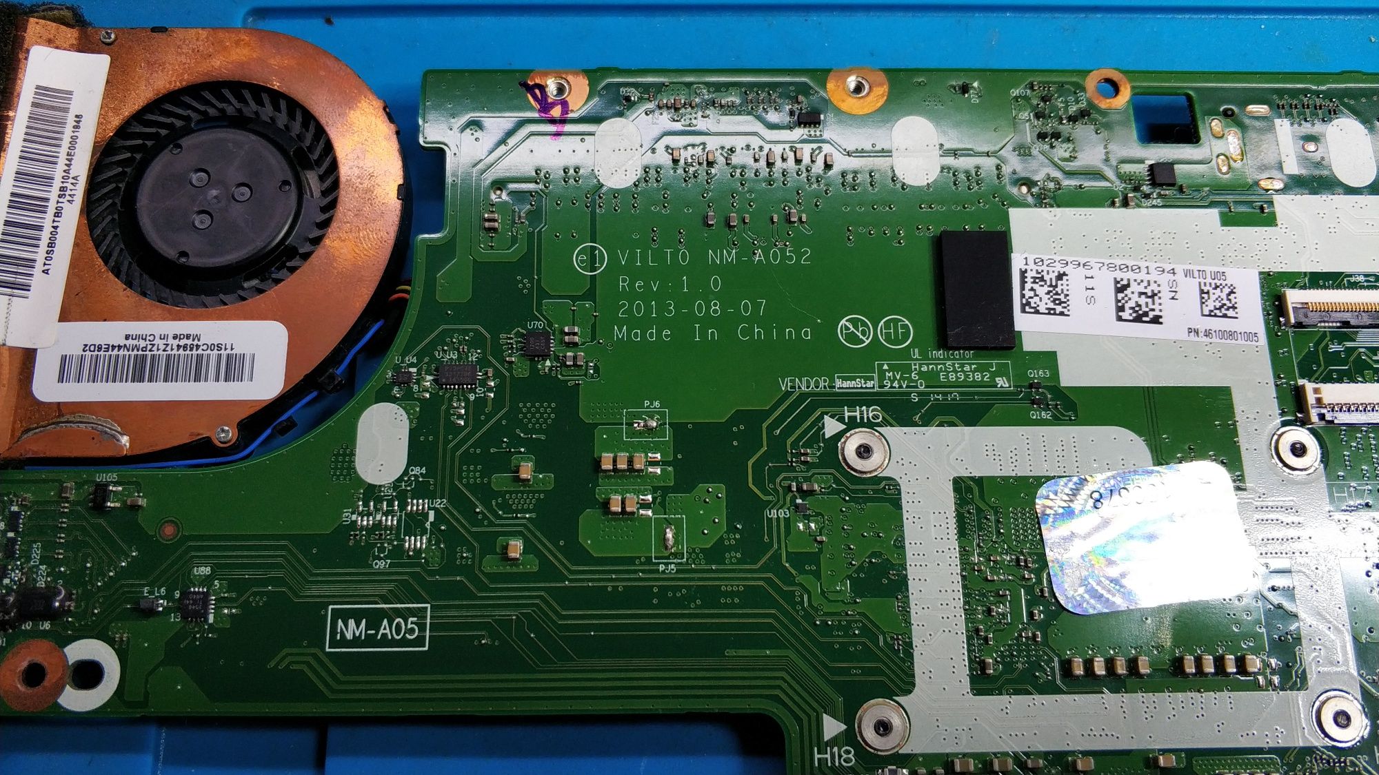 Motherboard Lenovo Thinkpad T440s testada a funcionar