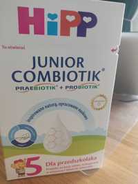 5x Hipp junior combiotik 5, 550g, mleko modyfikowane dla przedszkolaka