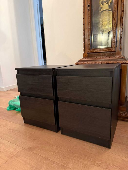 2 Mesinhas de cabeceira MALM IKEA