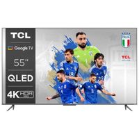TCL 55C635 55" 4K Ultra HD QLED Google TV Preto