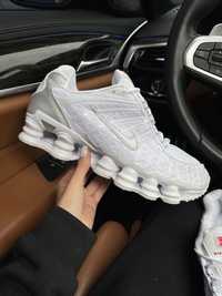 Женские кроссовки Nike Air Max Shox TL White. Размеры 36-41