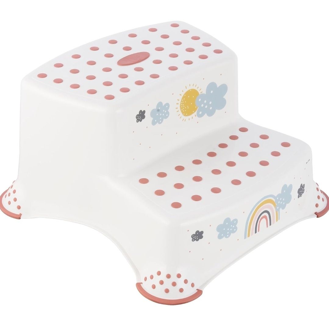 Nowy keeeper Stołek igor "Rainbow" z dwoma poziomami taboret podstawka