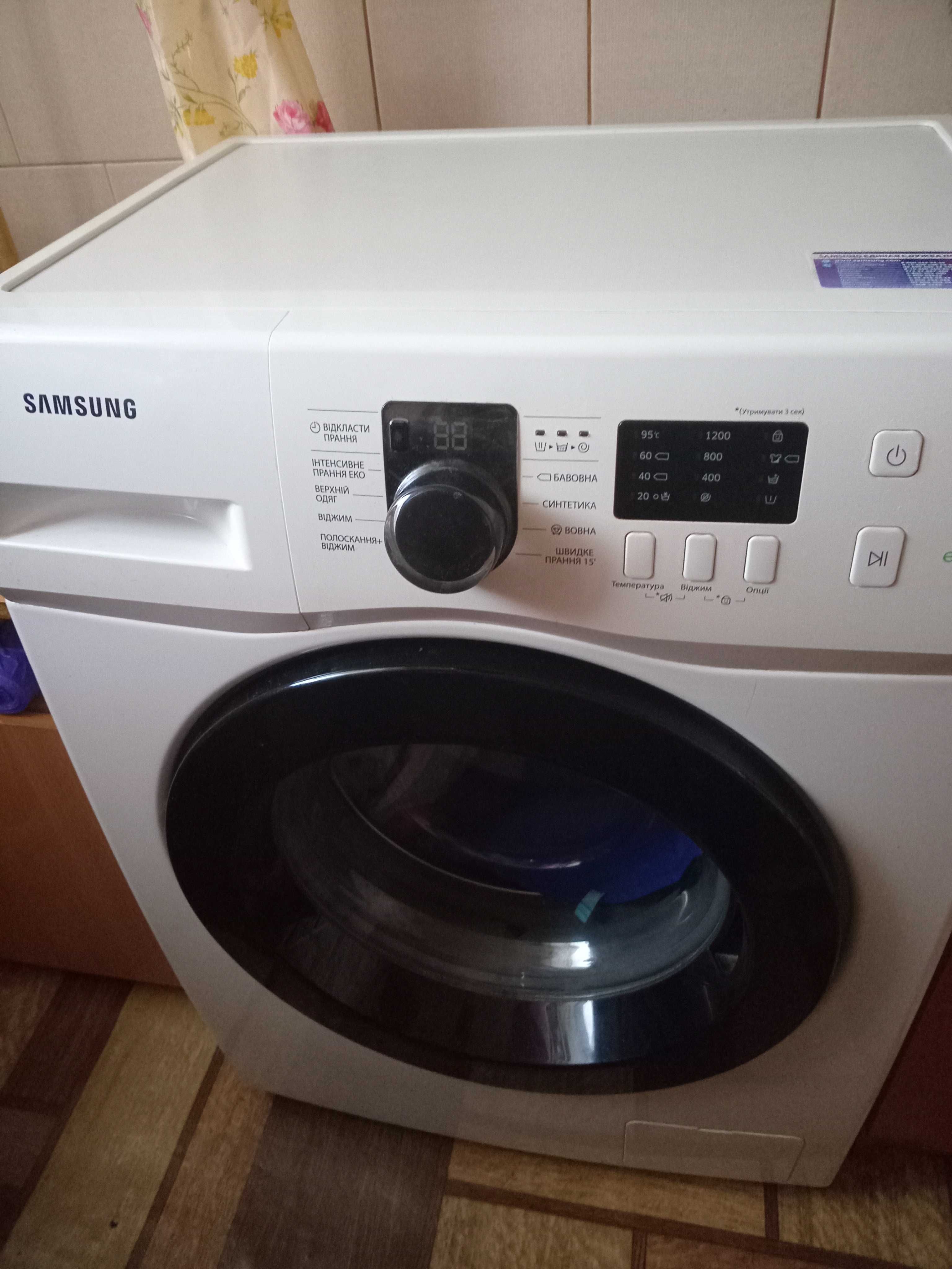 Стиральная машинка Samsung eco buble6kg