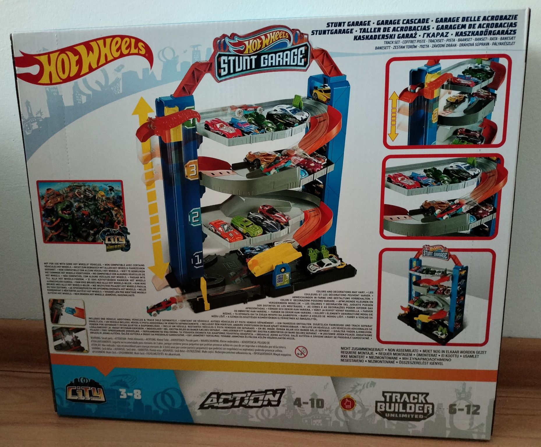 Hot Wheels City GNL70 Garaż samochodowy