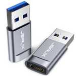 Adapter/przejściówka USB C na USB A 3.0 JSAUX 2 sztuki