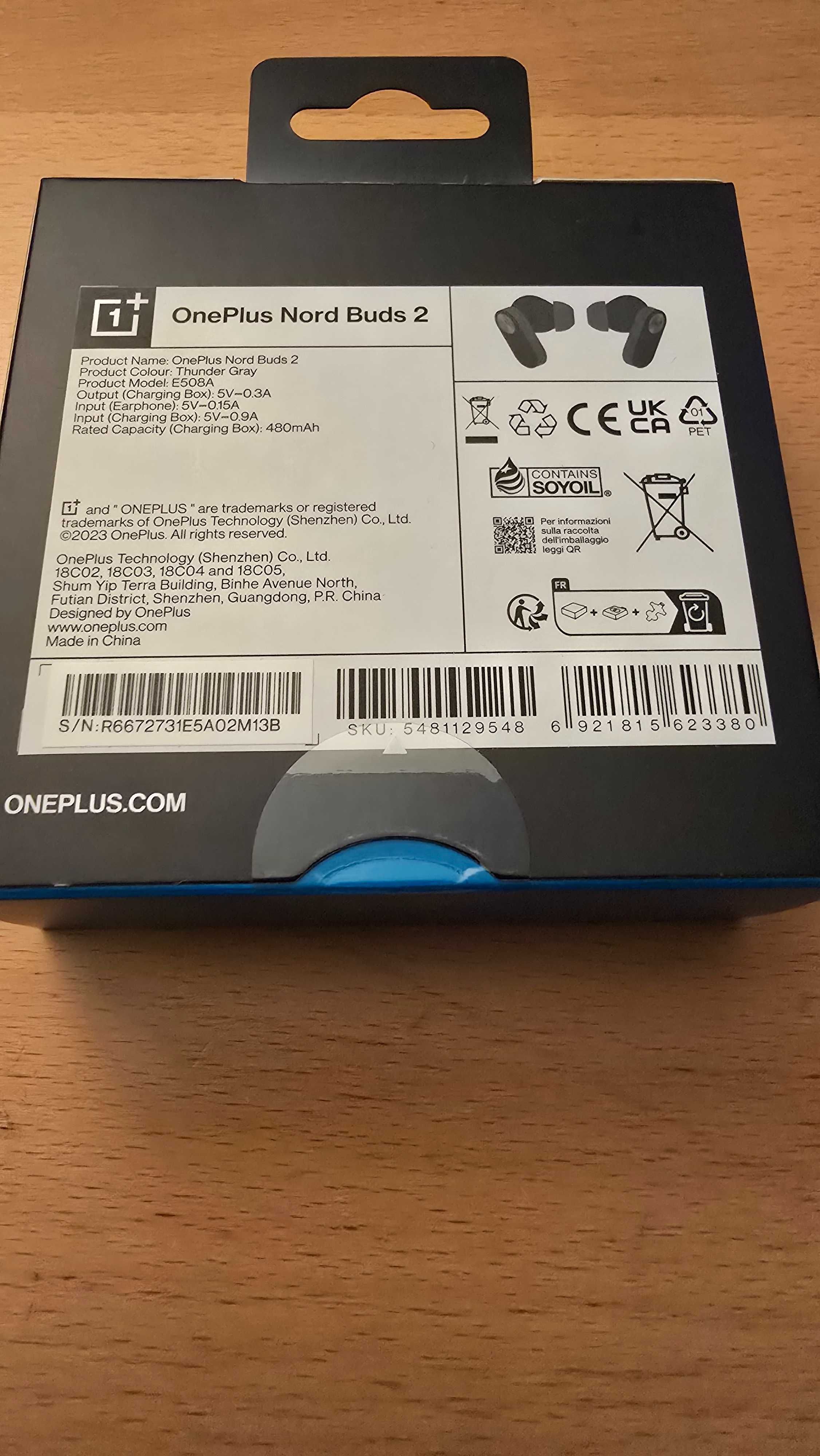 Słuchawki bezprzewodowe OnePlus Nord Buds 2
