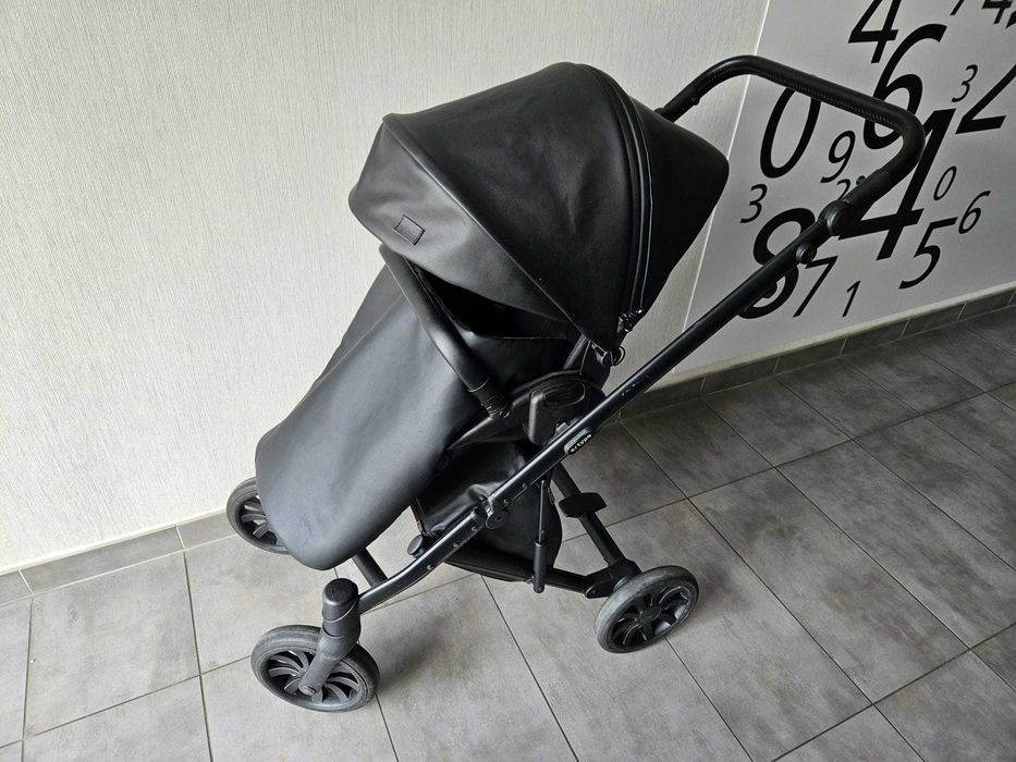 Anex E-type wózek 2w1 czarna skay