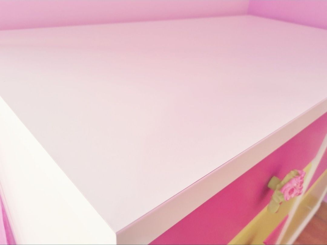 Cómoda madeira maciça quarto de Princesa
