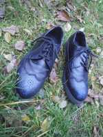 Czarne botki buty oksfordy półbuty na platformie Jenny Fairy CCC  39