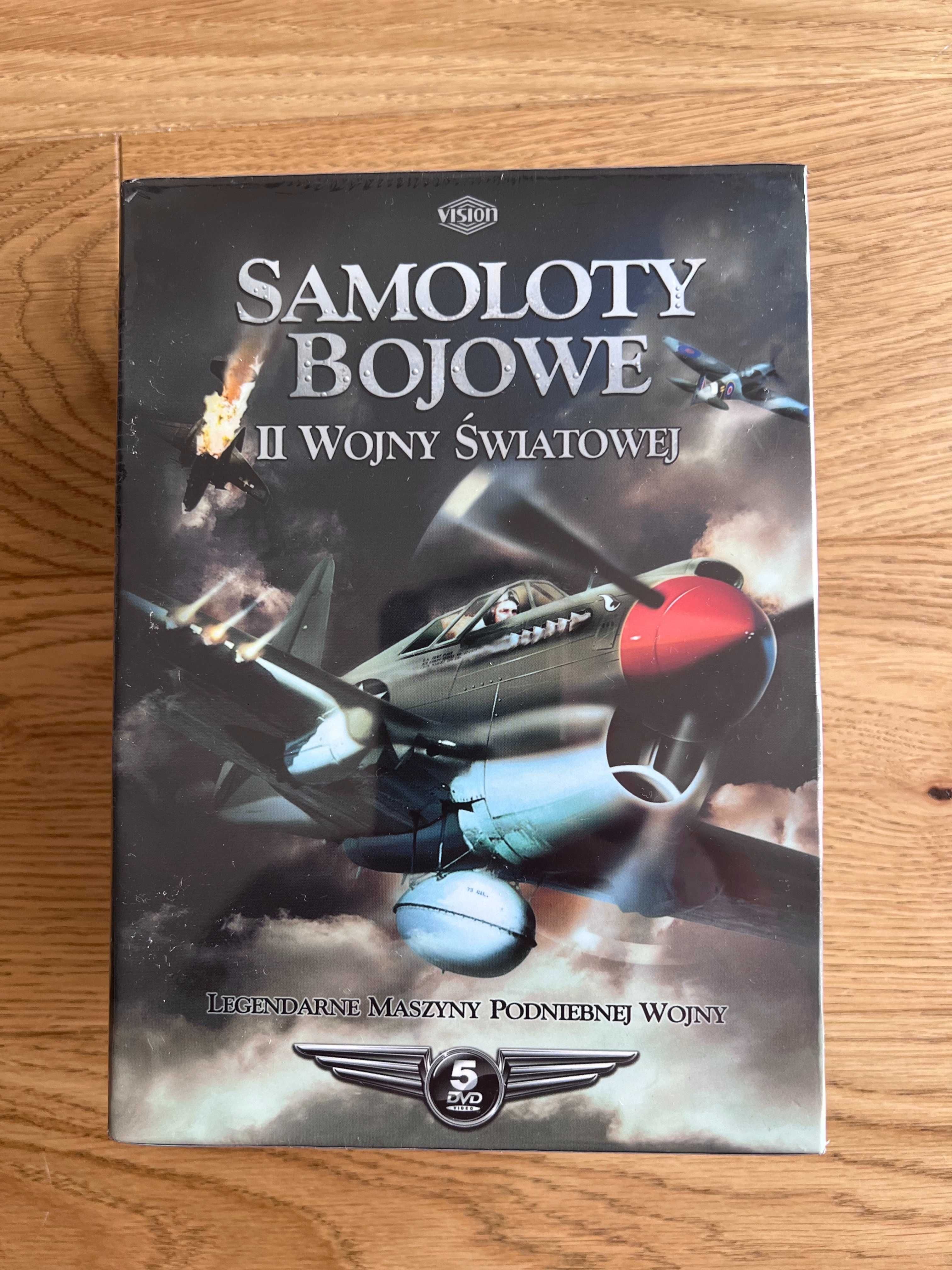 Samoloty Bojowe II Wojny Światowej - kolekcja 5 DVD