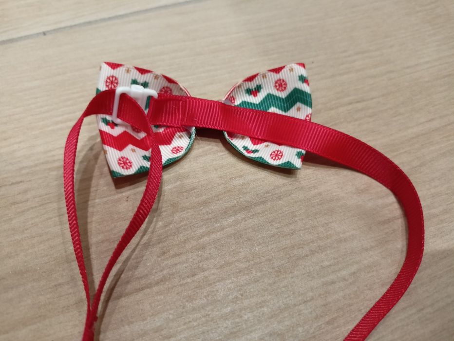 Nowa regulowana obroża muszka kokarda dla kota, psa