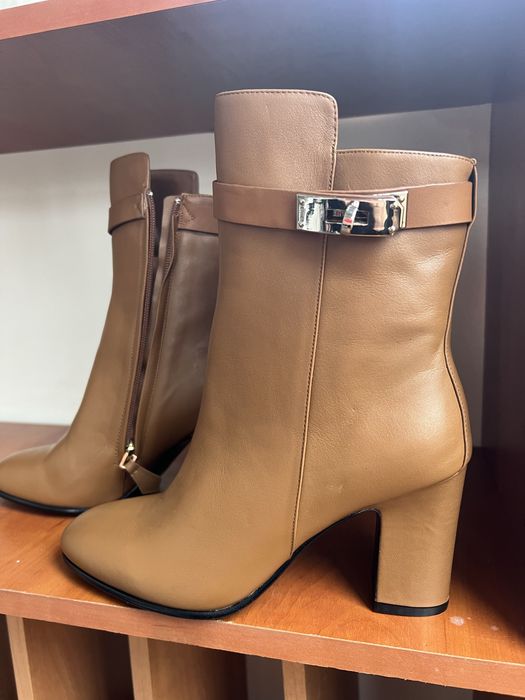 Шкіряні ботильйони Hermes оригінал розмір 38