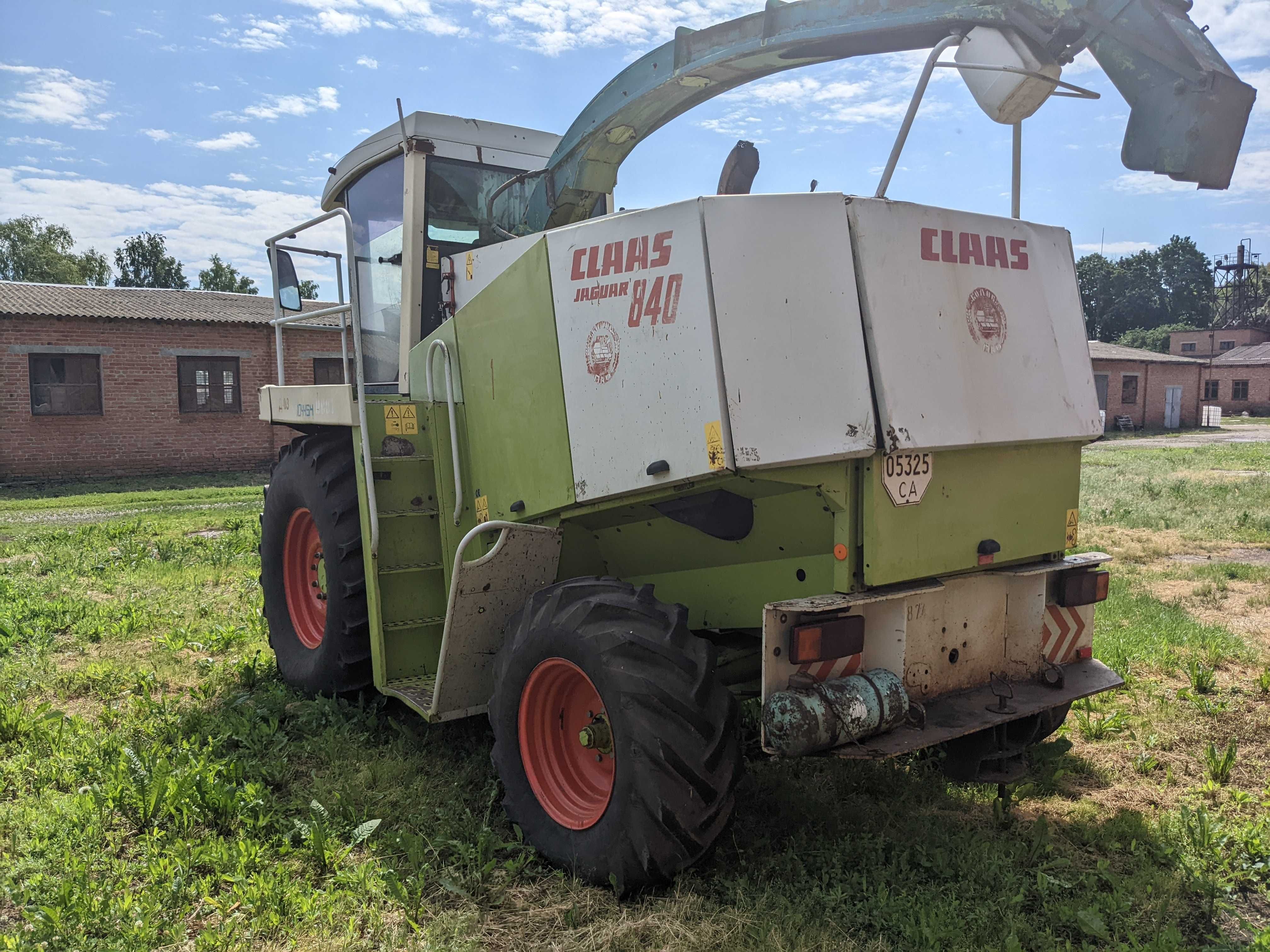 CLAAS Jaguar 840 комбайн