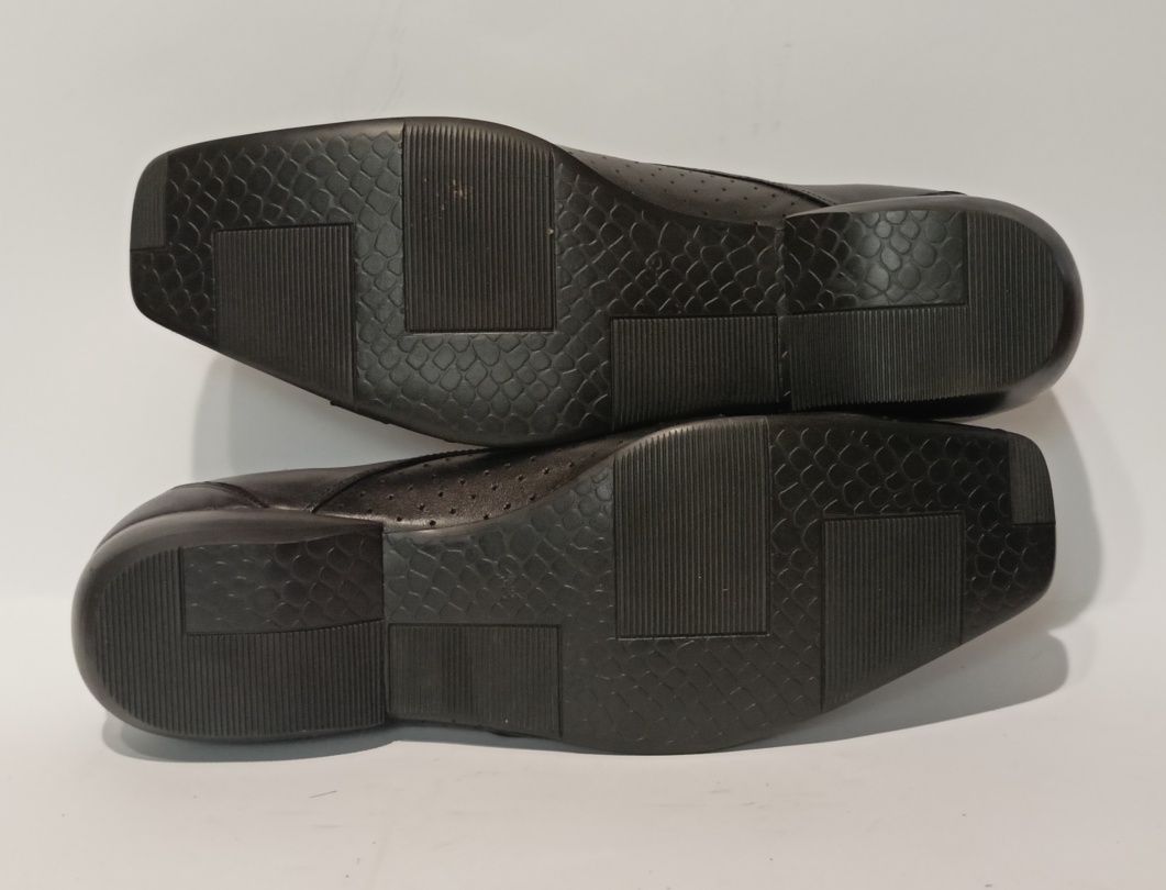 Туфли ,черные туфли из натуральной кожи, 43 размер