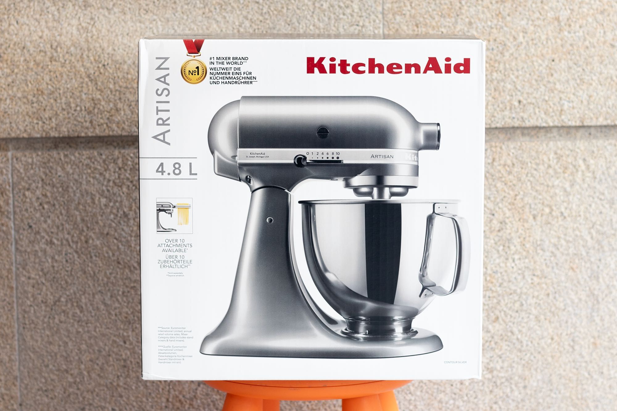 Batedeira Profissional KitchenAid Artisan 4.8L (NOVA/SELADA)