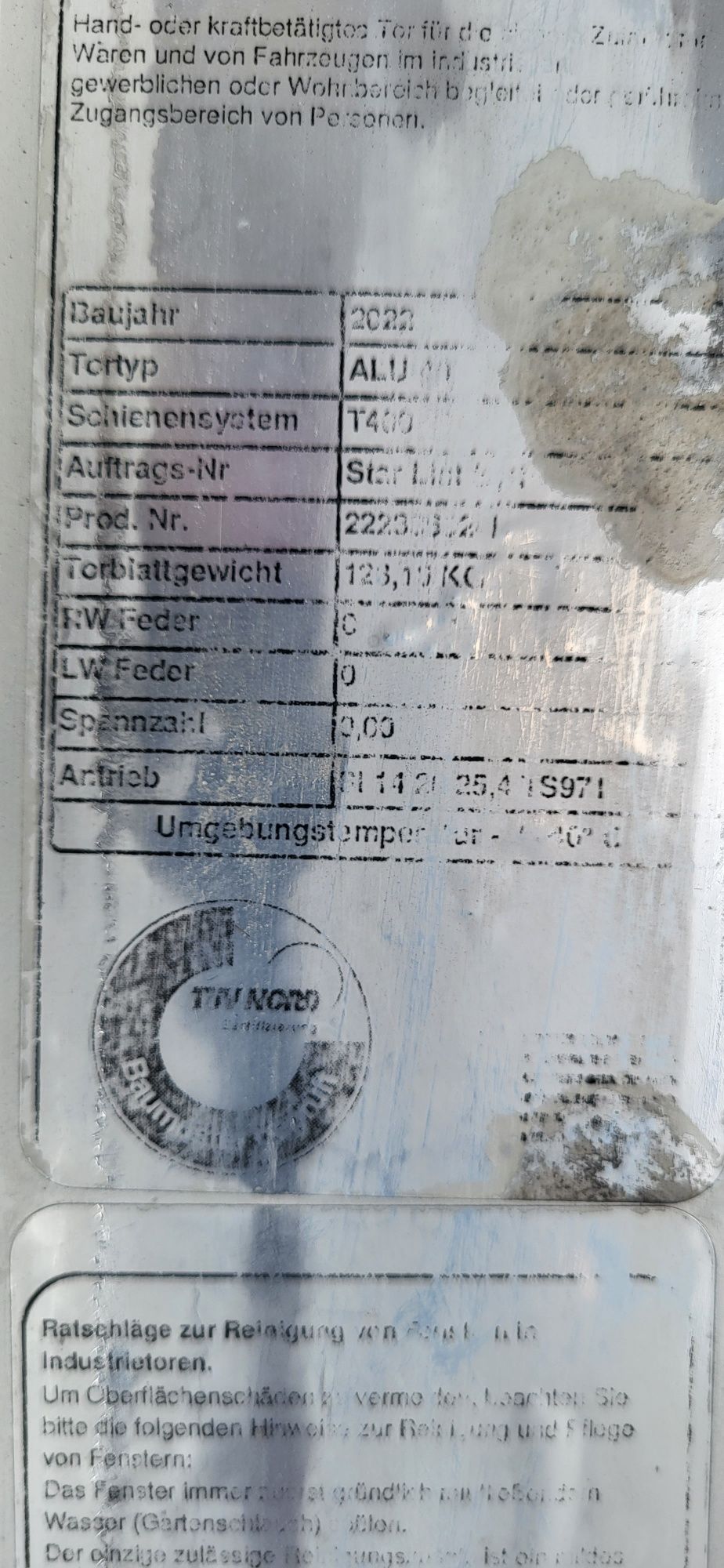 Brama z 2022 roku szer 3,78 x 3,5 wys segmentowa warsztatowa garażowa