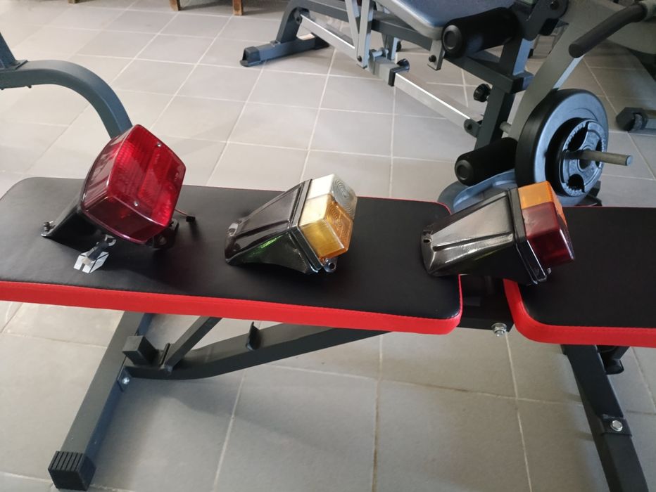 Dnepr luzes sidecar e luz traseira moto