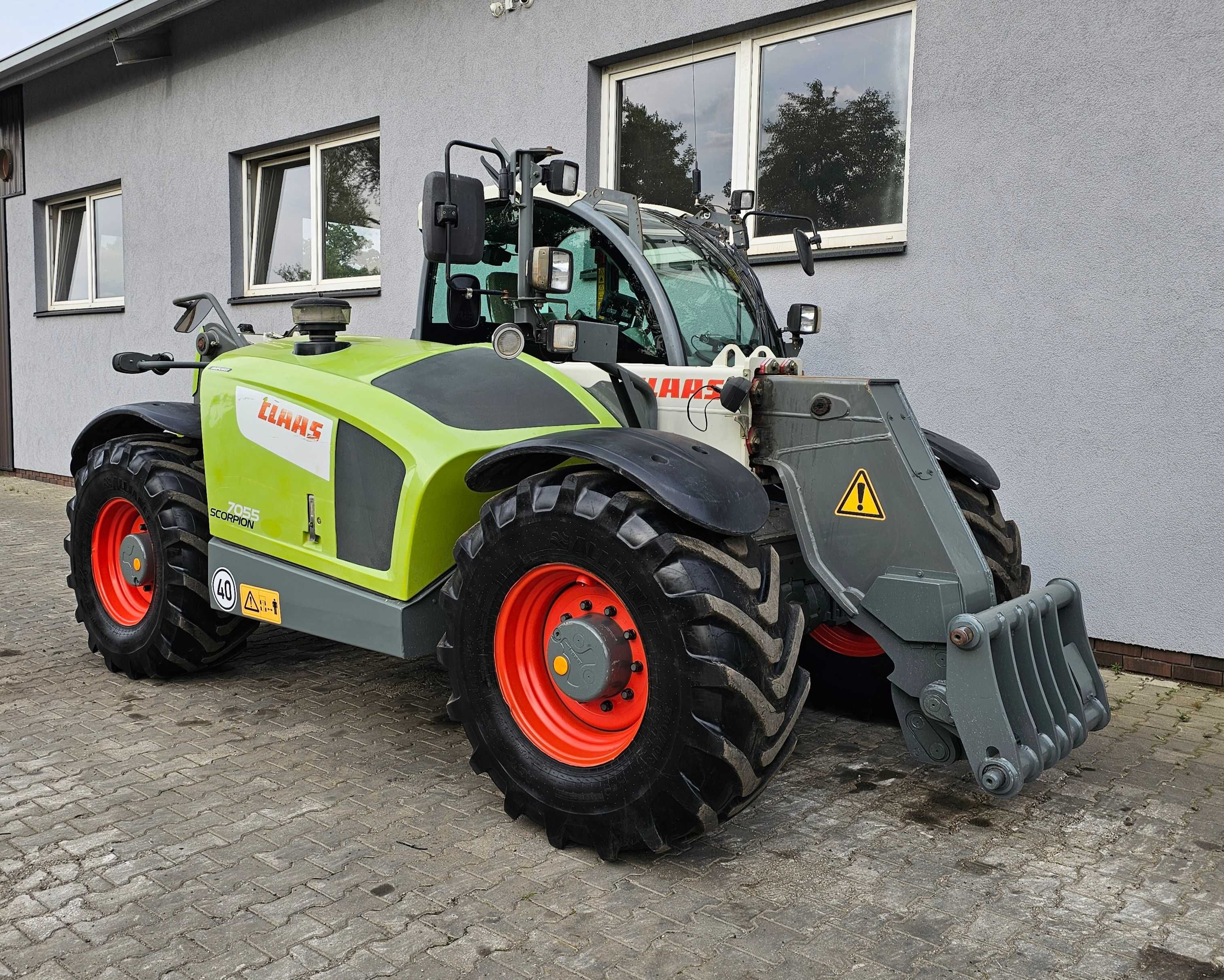 CLAAS Scorpion 7055 Varipower Oryginał Full Opcja Klima 40km/h 5,5t 7m