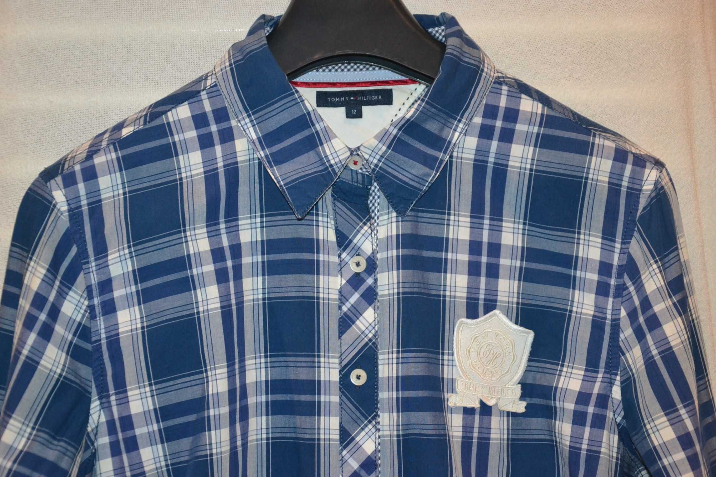 TOMMY HILFIGER New York Koszula Damska 12 Bawełna Oryginalna Jak Nowa