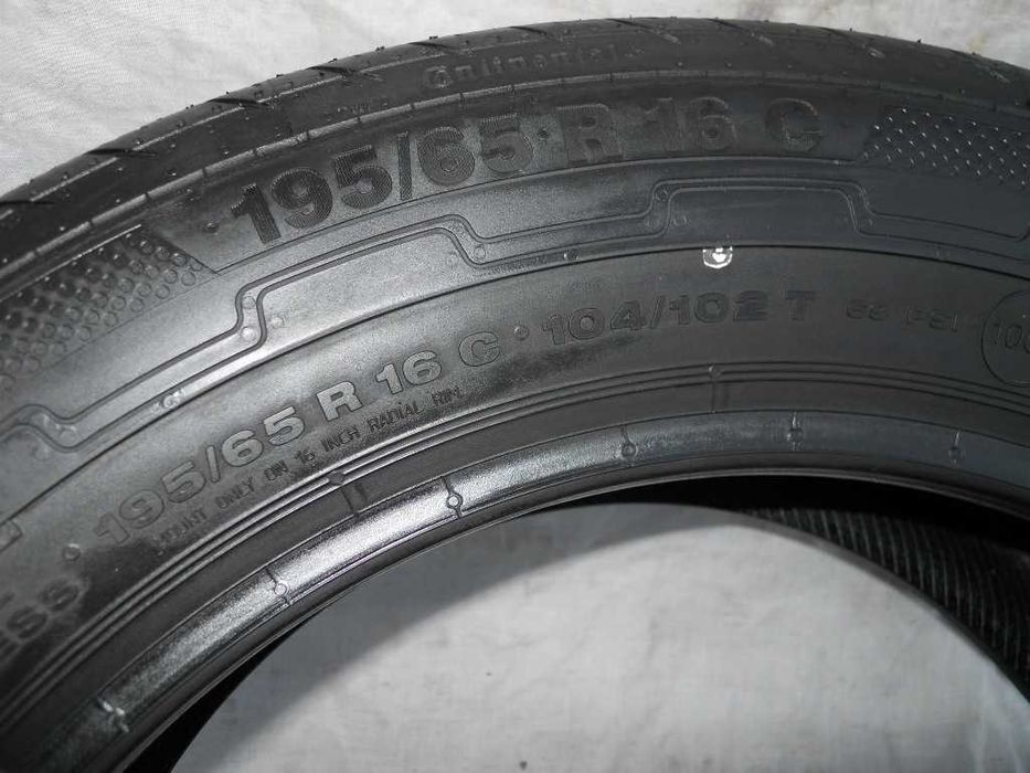 4 opony CONTINENTAL VancoEco 195/65 R16C 104/102T (Nieużywane)