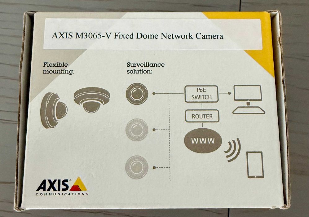 Axis M3065-V 1080p Network Mini Dome Camera - Novo