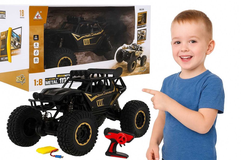 Mega Crawler 1:8 – Autko Zdalnie Sterowane Samochód Terenowy 4x4