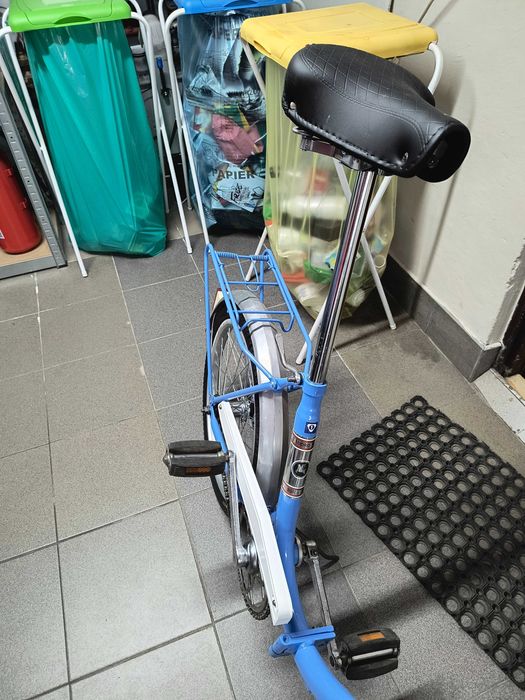 Rower składak, polski klasyk, po renowacji, FLAMING.