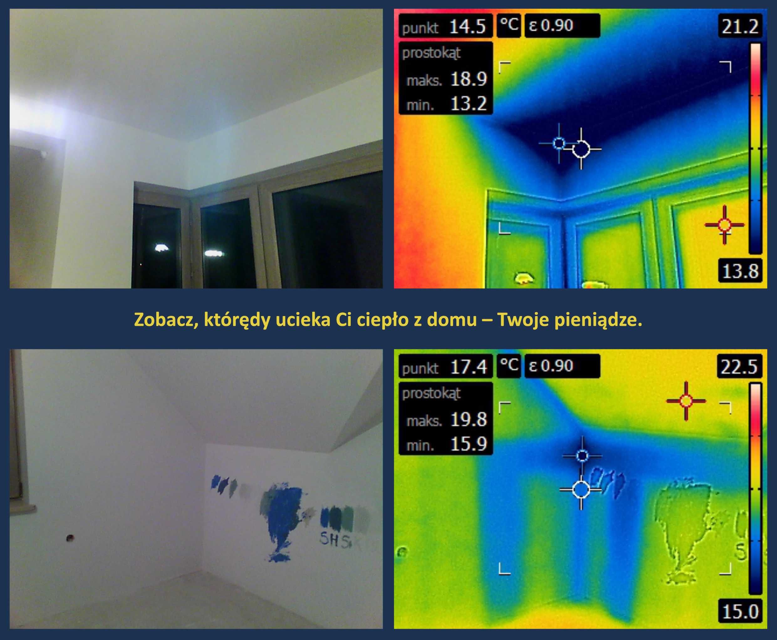 WYPOŻYCZALNIA kamera termowizyjna WYNAJEM badanie termowizyjne 320x240