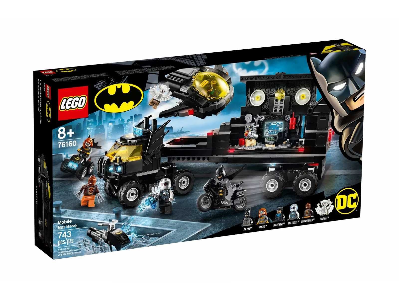 LEGO 76160 DC Comics Super Heroes Mobilna baza Batmana (NOWY)