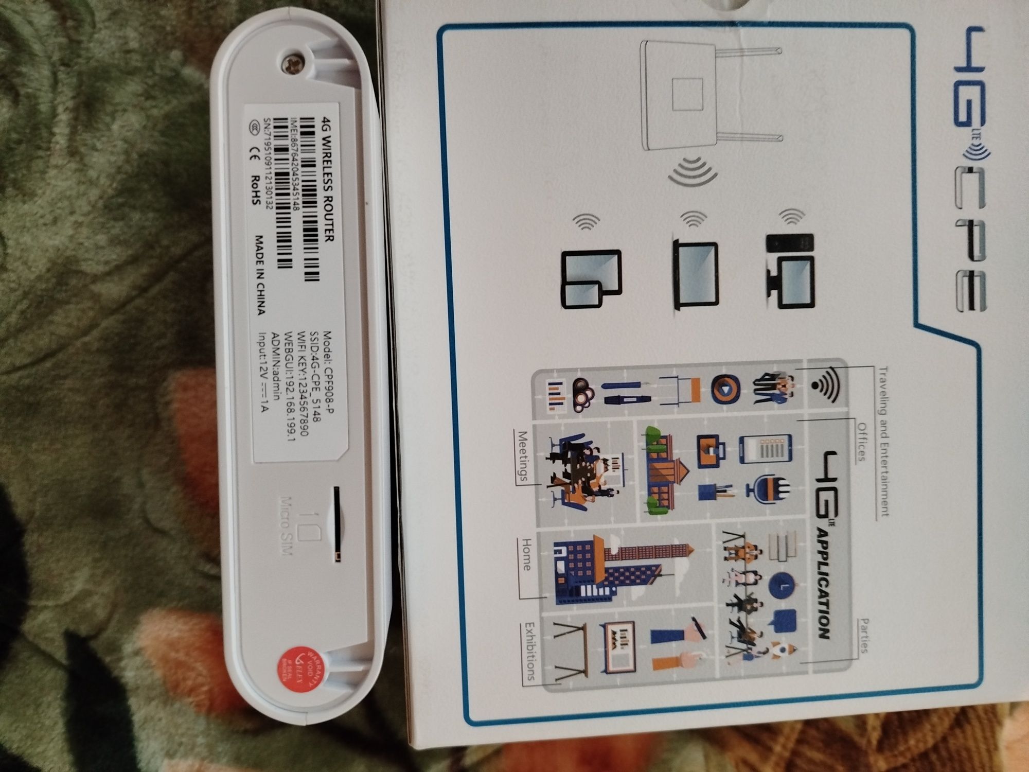 Wi fi роутер 4G.